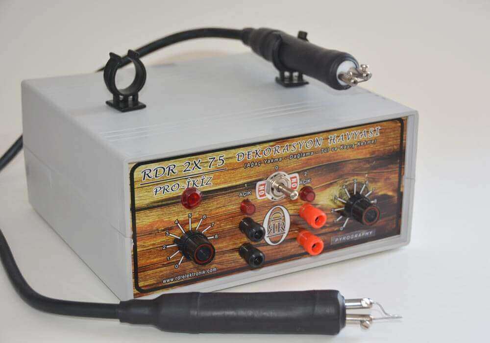 2X 75 WATT PRO  Ağaç-Ahşap Yakma-Dağlama Havyası